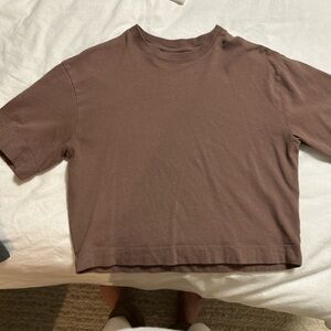 Oversized cropped top Abercrombie & Fitch